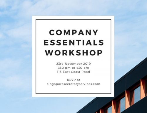 Company Essentials Workshop (23rd November 2019)